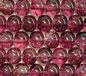 Dark Amethyst 4mm Round Crackle Glass Beads