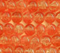 Orange 4mm Round Crackle Glass Beads