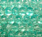 Dark Aqua 6mm Round Crackle Glass Beads