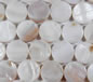16mm White-Natural MOP Shell Coin