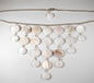 White Natural Shell Coin Necklace