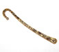 Gold Alloy Floral Bookmark