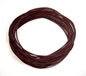 Maroon 1mm Round Leather Cord