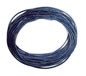 Navy 1mm Round Leather Cord