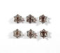 Antique Silver Bali Style 6mm Star Bead Cap