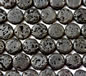 Black Lava Coin 16mm