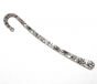 Silver Alloy Floral Bookmark