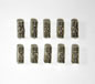 Tube Bead Silver Alloy - 8mm x 3mm