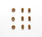 Bali Style Gold Alloy Spacer Bead 4mm x 2mm