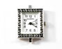 Silver Plated Rectangle Watch Face (S Design)