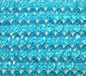 Aquamarine Crystal 8mm x 6mm Faceted Roundel