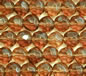 Brown 8mm Faceted Round Glass Beads