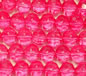 Fuchsia 4mm Faceted Round Glass Beads