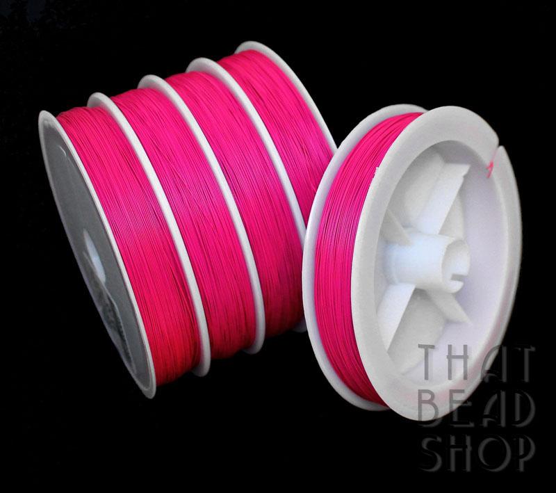 3 Rolls 24 ft Tiger Tail Beading Wire Pink Burgundy and Silver Tiger T –  Smileyboy Beads